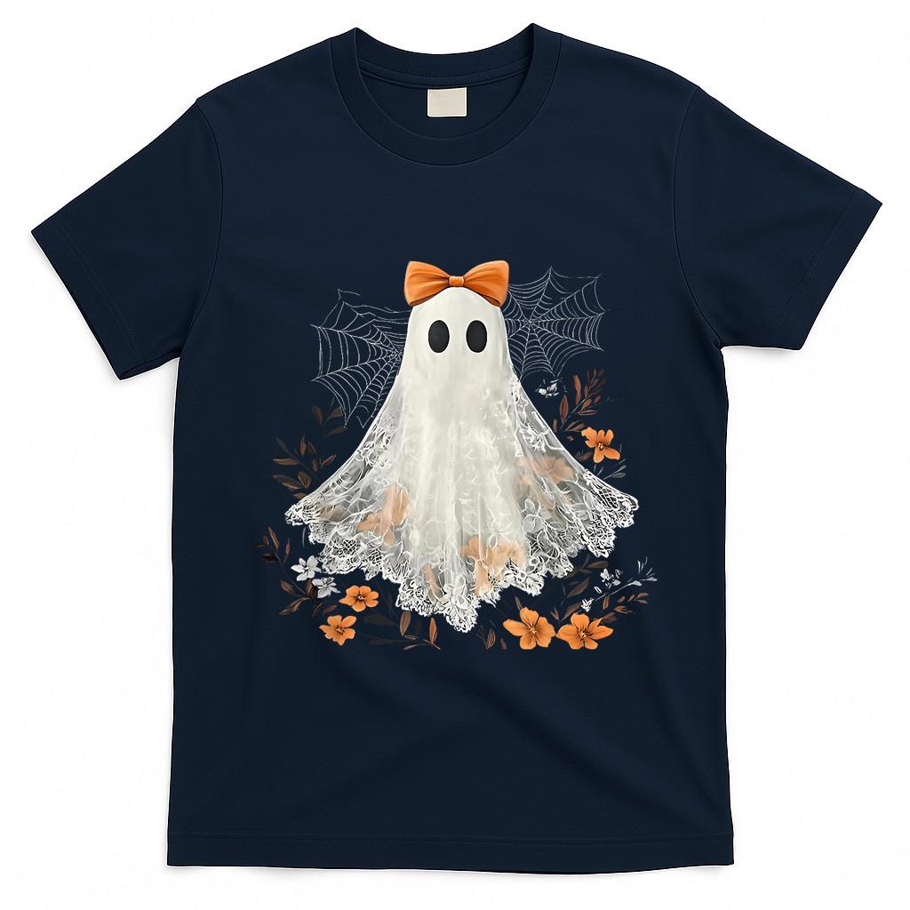 Funny Ghost Spooky Season Trick Or Treat Happy Halloween T-Shirt