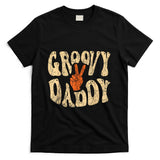 Retro Nostalgia - Groovy Daddy 70s Aesthetic Nostalgia 1970's Retro Dad T-Shirt