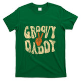Retro Nostalgia - Groovy Daddy 70s Aesthetic Nostalgia 1970's Retro Dad T-Shirt