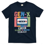 Retro Nostalgia - Gen-X Retro Cassette Tape Funny Rewind Music Nostalgia T-Shirt