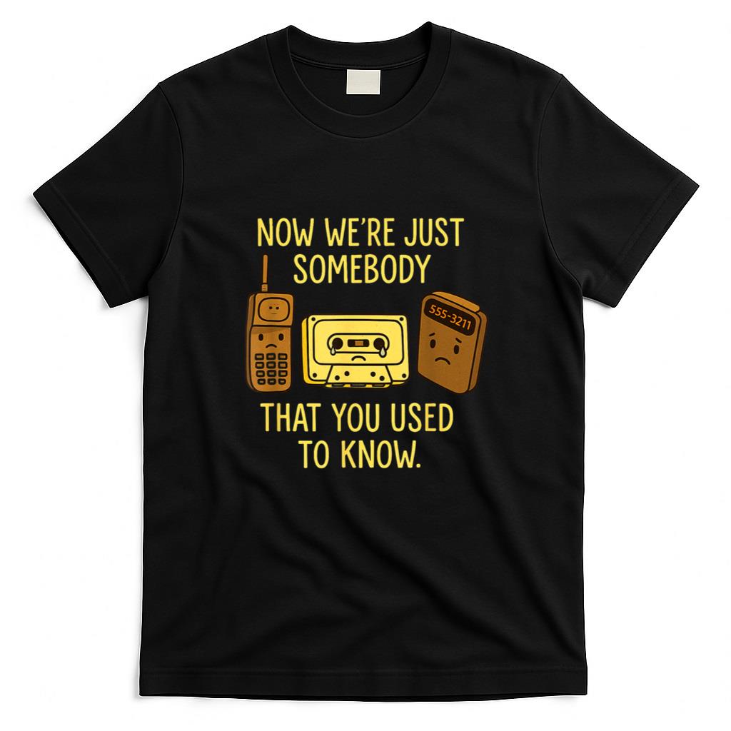 Retro Nostalgia - Retro Cassette Pager Phone 90s Nostalgia Throwback T-Shirt
