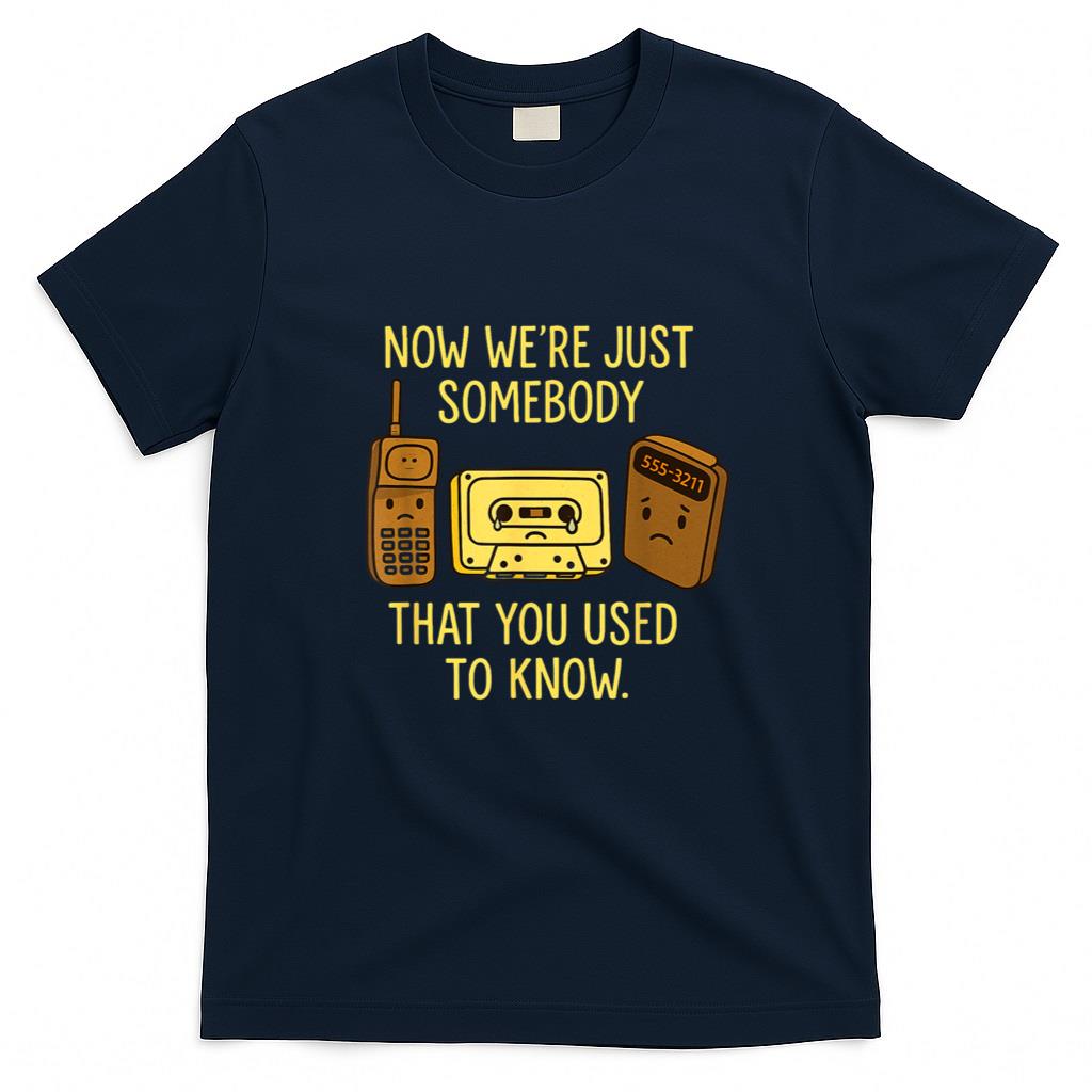 Retro Nostalgia - Retro Cassette Pager Phone 90s Nostalgia Throwback T-Shirt