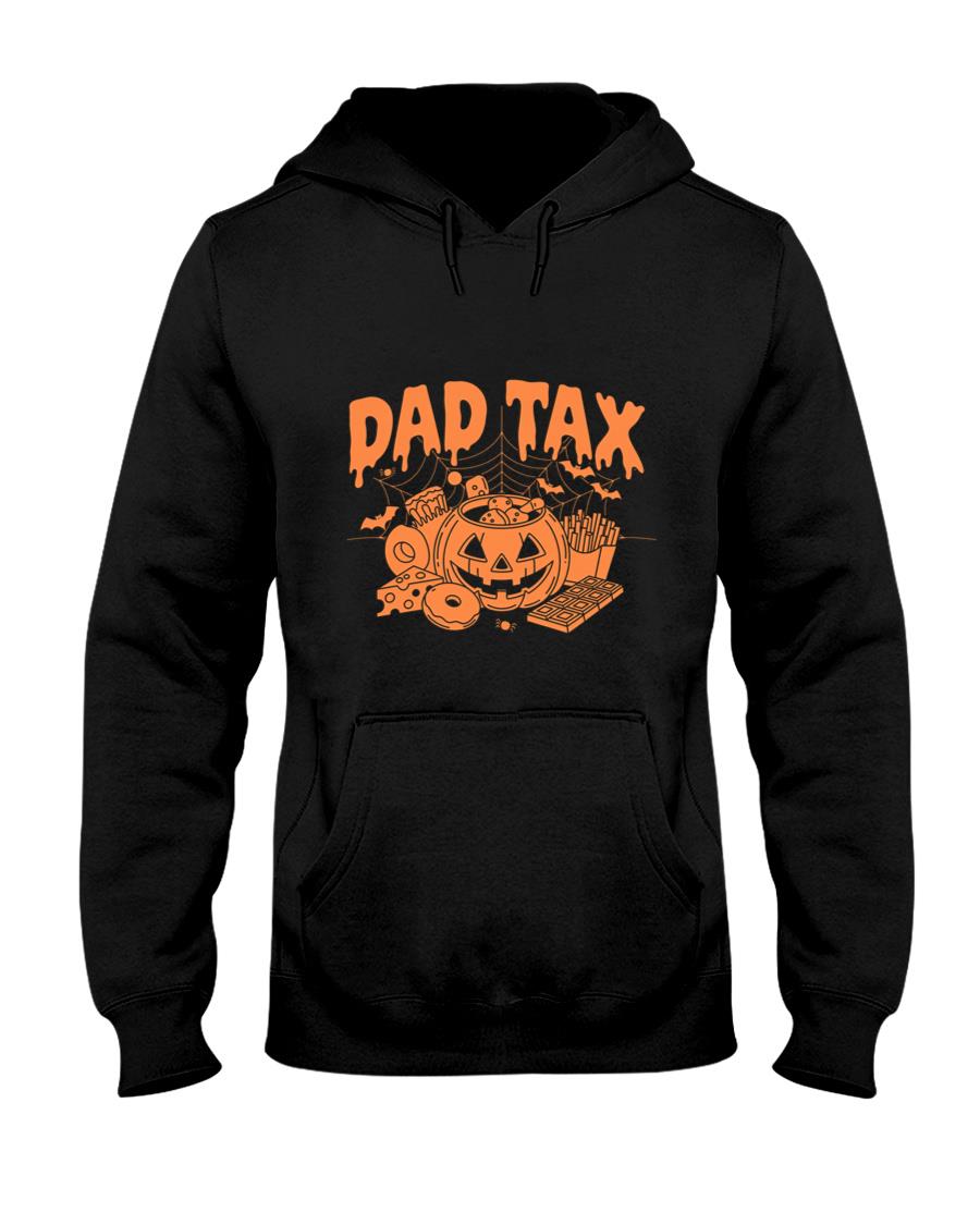 Dad Tax Halloween Trick Or Treat Candy Pumkin Dad Joke Long Sleeve T-Shirt