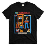Retro Nostalgia - Learn About Subtraction Sarcastic Retro Funny Adult Humor T-Shirt