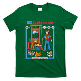 Retro Nostalgia - Learn About Subtraction Sarcastic Retro Funny Adult Humor T-Shirt