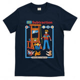 Retro Nostalgia - Learn About Subtraction Sarcastic Retro Funny Adult Humor T-Shirt