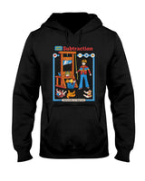 Retro Nostalgia - Learn About Subtraction Sarcastic Retro Funny Adult Humor T-Shirt