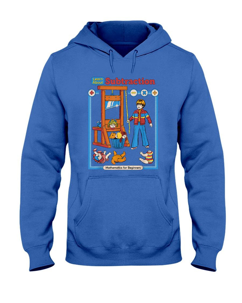 Retro Nostalgia - Learn About Subtraction Sarcastic Retro Funny Adult Humor T-Shirt