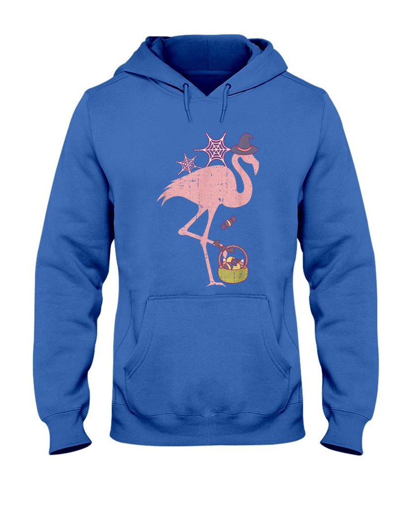 Flamingo Witch Lazy Halloween Costume Funny Trick Or Treat T-Shirt