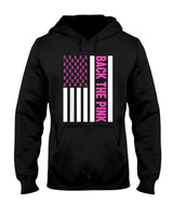 Back The Pink Warrior Flag American Breast Cancer Awareness T-Shirt