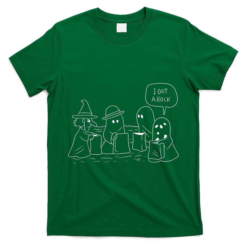 Funny Halloween Trick-or-Treating Classic Ghosts Got a Rock T-Shirt