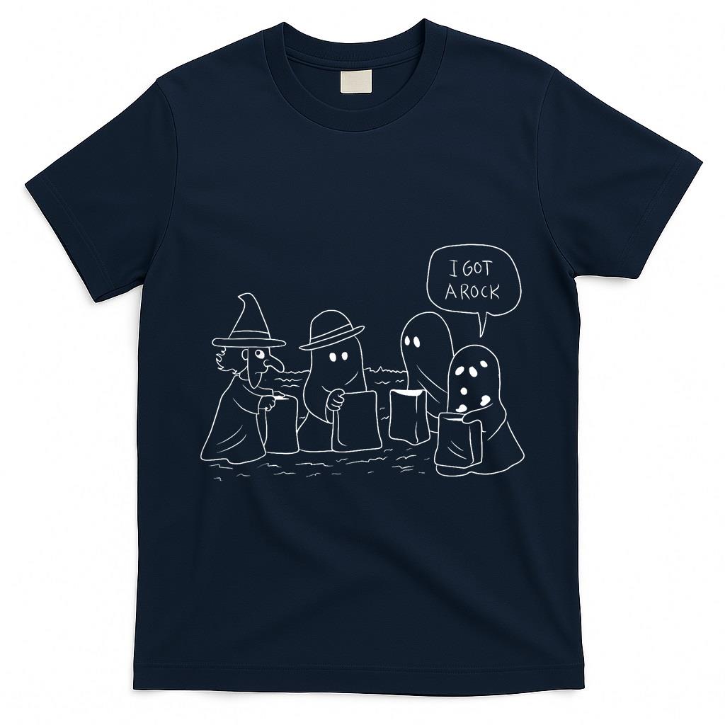 Funny Halloween Trick-or-Treating Classic Ghosts Got a Rock T-Shirt