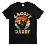 Retro Nostalgia - Groovy Daddy 70s Aesthetic Nostalgia 1970's Retro Groovy Dad T-Shirt
