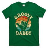 Retro Nostalgia - Groovy Daddy 70s Aesthetic Nostalgia 1970's Retro Groovy Dad T-Shirt