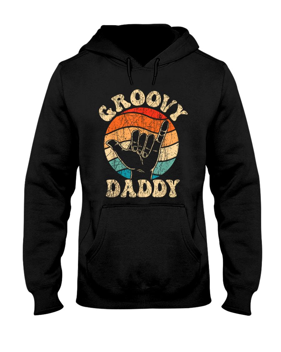 Retro Nostalgia - Groovy Daddy 70s Aesthetic Nostalgia 1970's Retro Groovy Dad T-Shirt