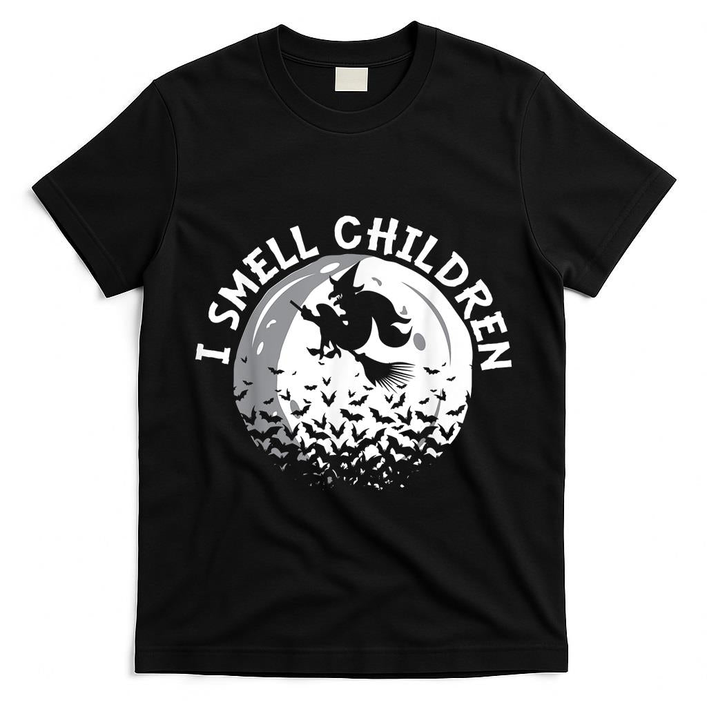I Smell Children Halloween Witch Spooky Trick Or Treat T-Shirt