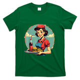 Retro Nostalgia - Retro Carhop Vintage 1950s 50s Rockabilly Nostalgia Graphic T-Shirt