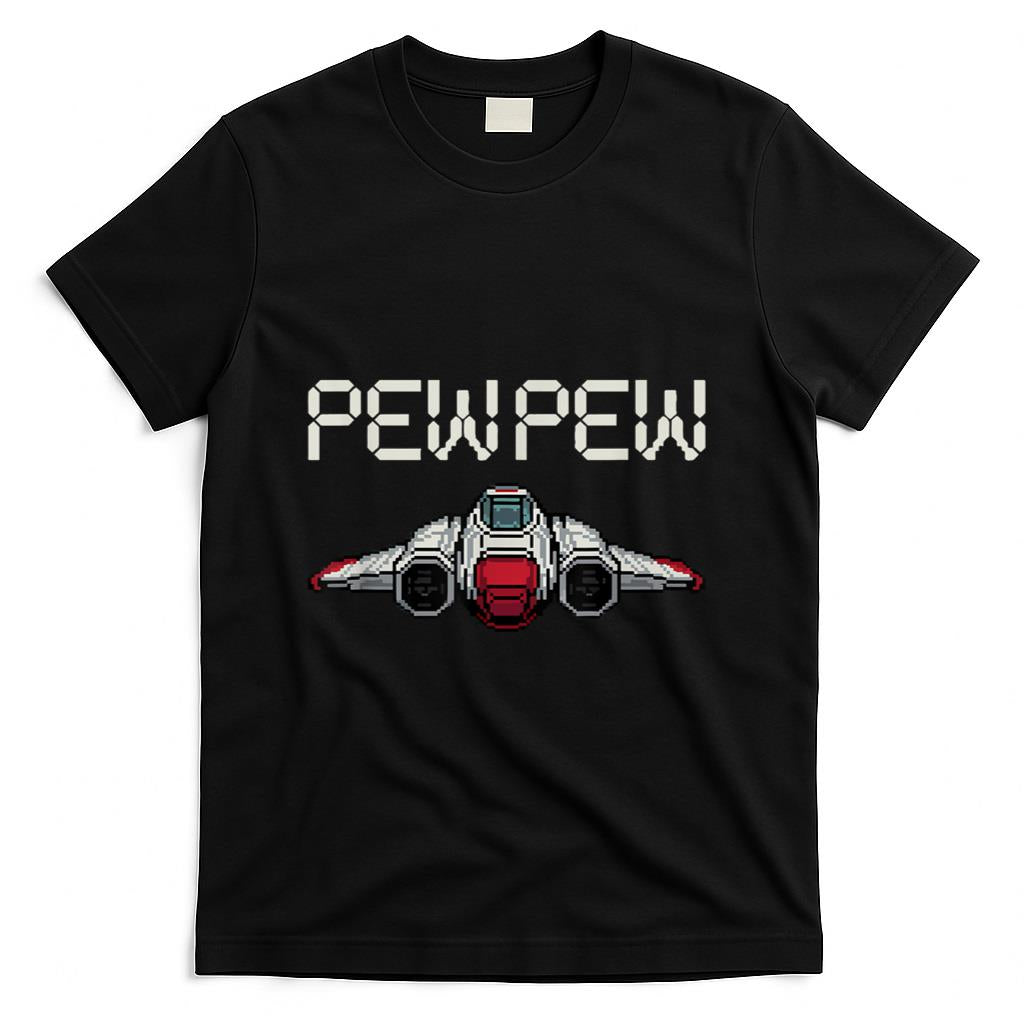 Retro Nostalgia - 1980s Nostalgia Funny Video Game Retro Arcade Ship Novelty T-Shirt