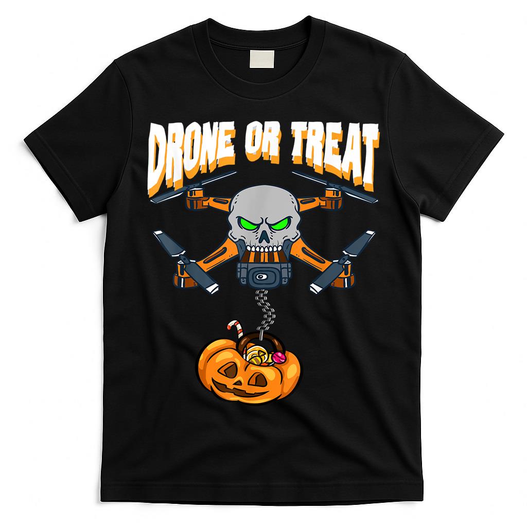 Funny Drone Trick Or Treat  Drones Halloween Costume T-Shirt