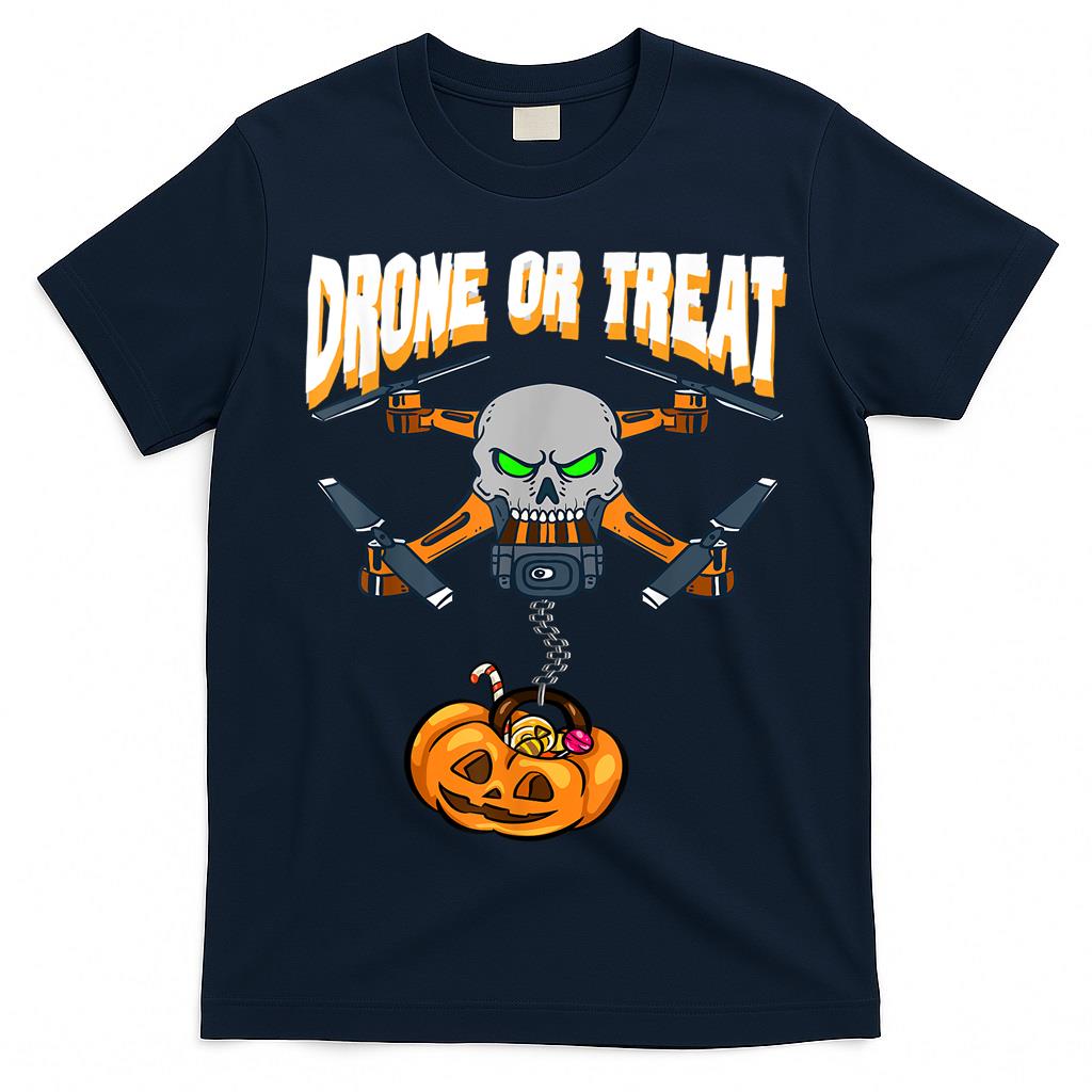 Funny Drone Trick Or Treat  Drones Halloween Costume T-Shirt