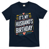 Retro Nostalgia - Boho Nostalgia Design It's My husband's Birthday Women Kids T-Shirt