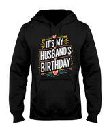 Retro Nostalgia - Boho Nostalgia Design It's My husband's Birthday Women Kids T-Shirt