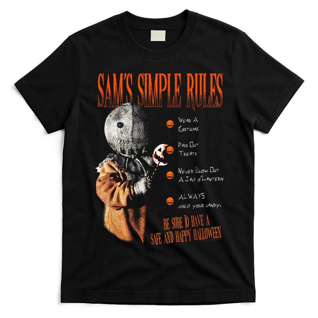 Trick r Treat Sams Simple Rules T-Shirt