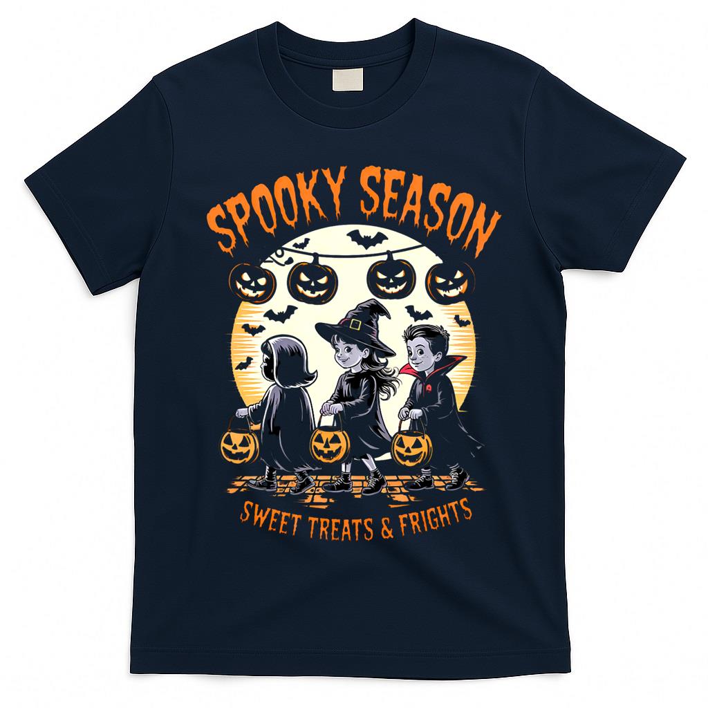 Spooky Season – Trick-or-Treat Vibes Boxy T-Shirt