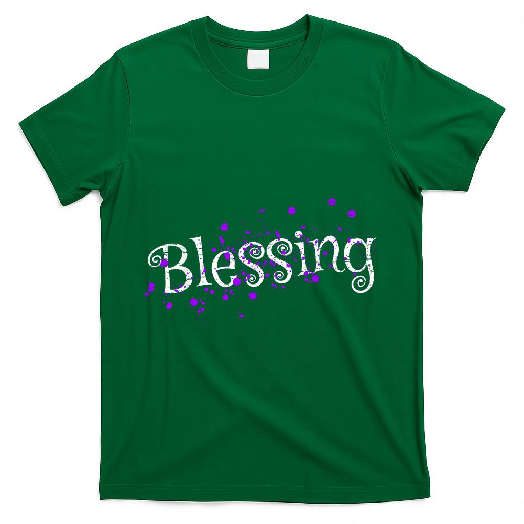 Blessing Violet Blood Halloween Day Spooky Trick Or Treat T-Shirt