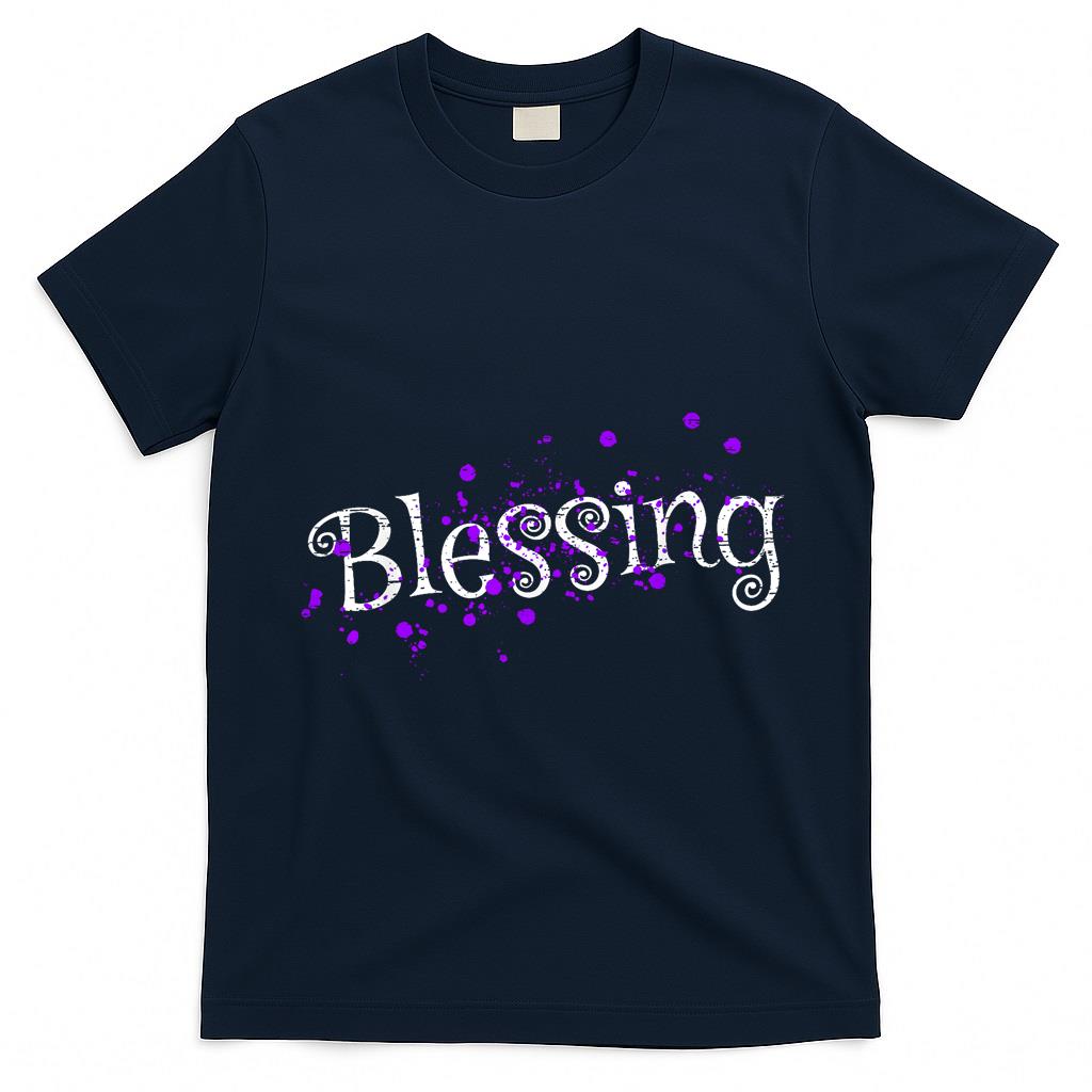 Blessing Violet Blood Halloween Day Spooky Trick Or Treat T-Shirt