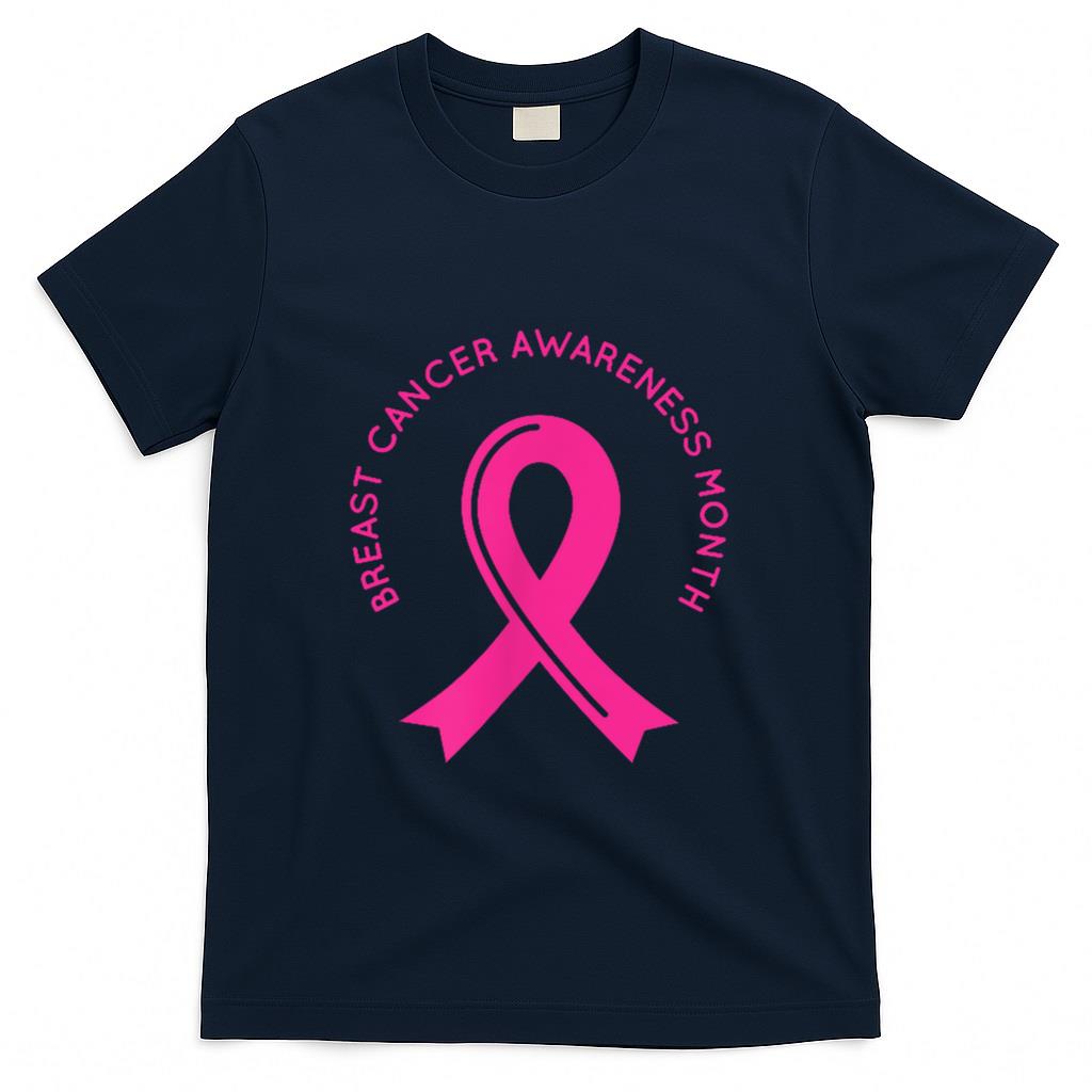 Breast Cancer Awareness Pink Ribbon Support Squad Cancer T-Shirt