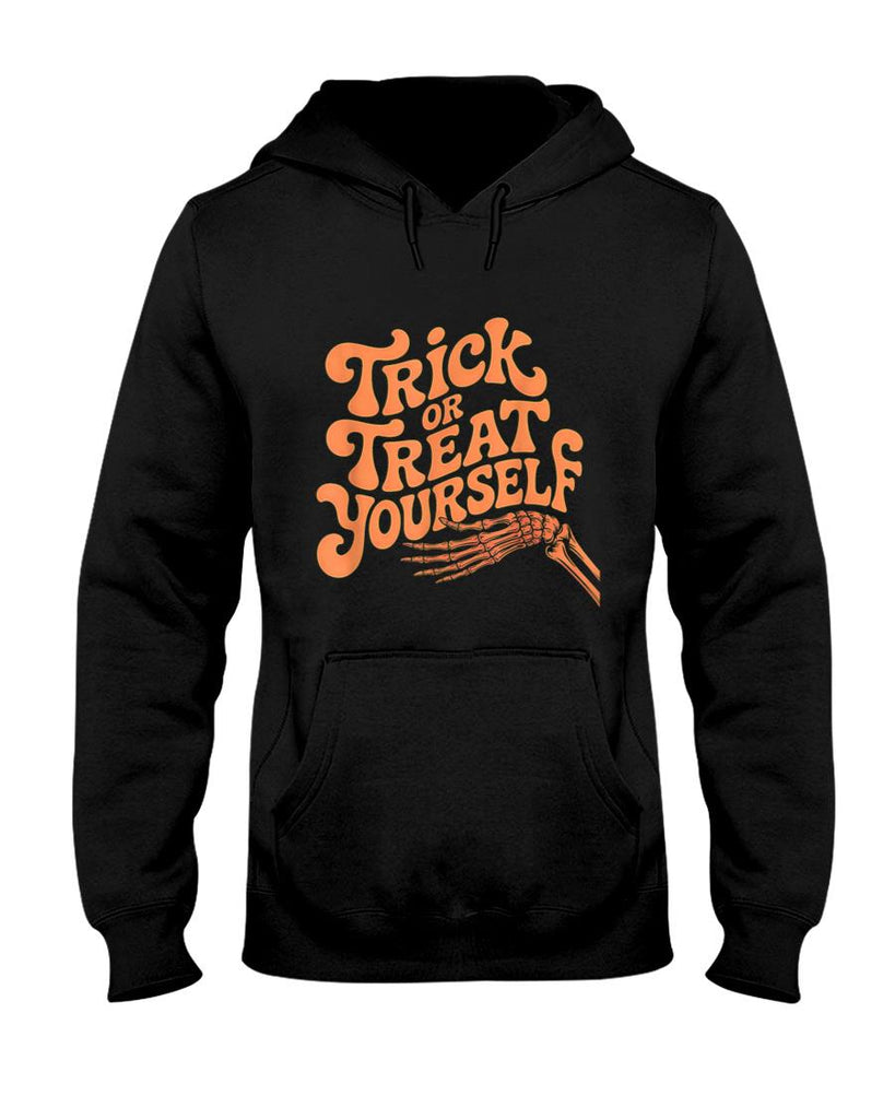 Trick or Treat Yourself Funny Skeleton T-Shirt