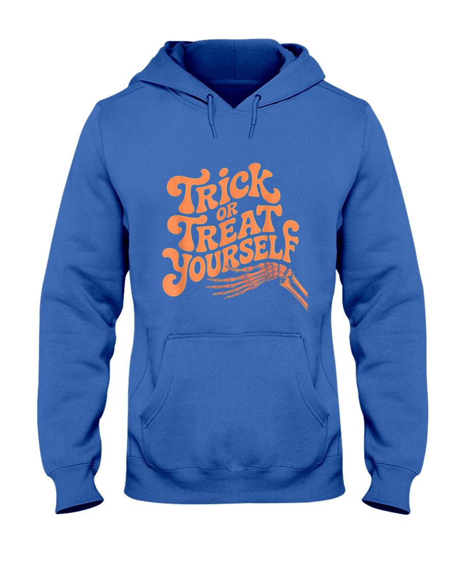 Trick or Treat Yourself Funny Skeleton T-Shirt