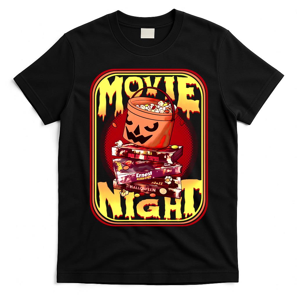 Retro Halloween Movie Night Essential T-Shirt
