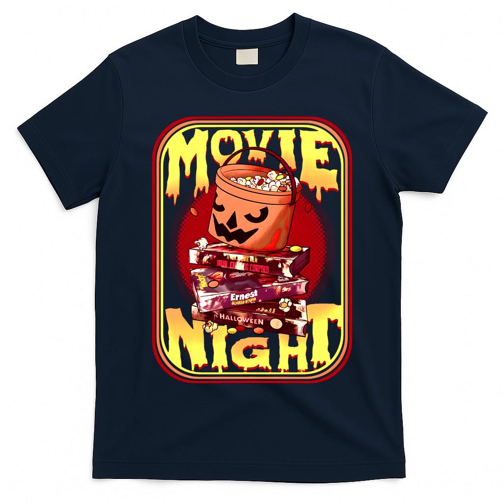 Retro Halloween Movie Night Essential T-Shirt