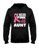 I Wear Pink For My Aunt Auntie Breast Cancer Awareness T-Shirt