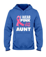I Wear Pink For My Aunt Auntie Breast Cancer Awareness T-Shirt