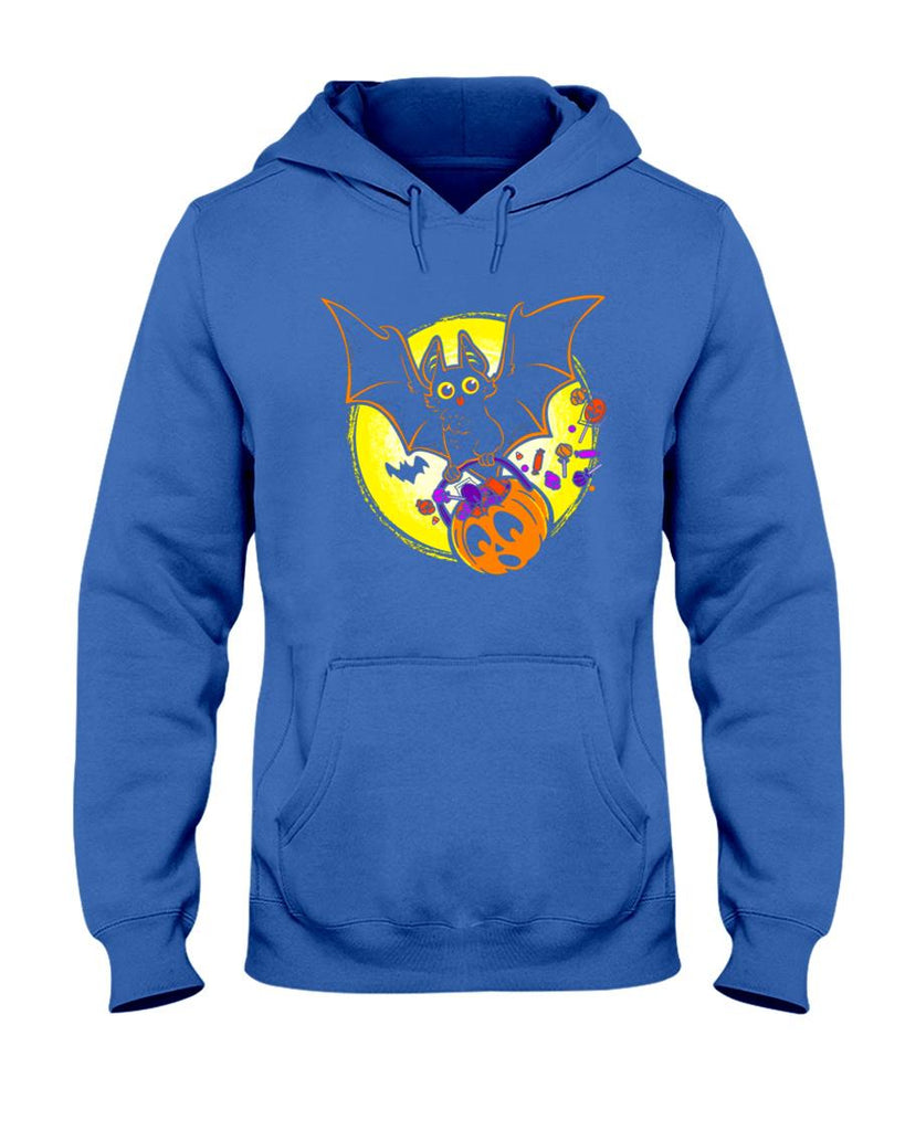 Cute Halloween Blep Bat with Pumpkin Pail Essential T-Shirt