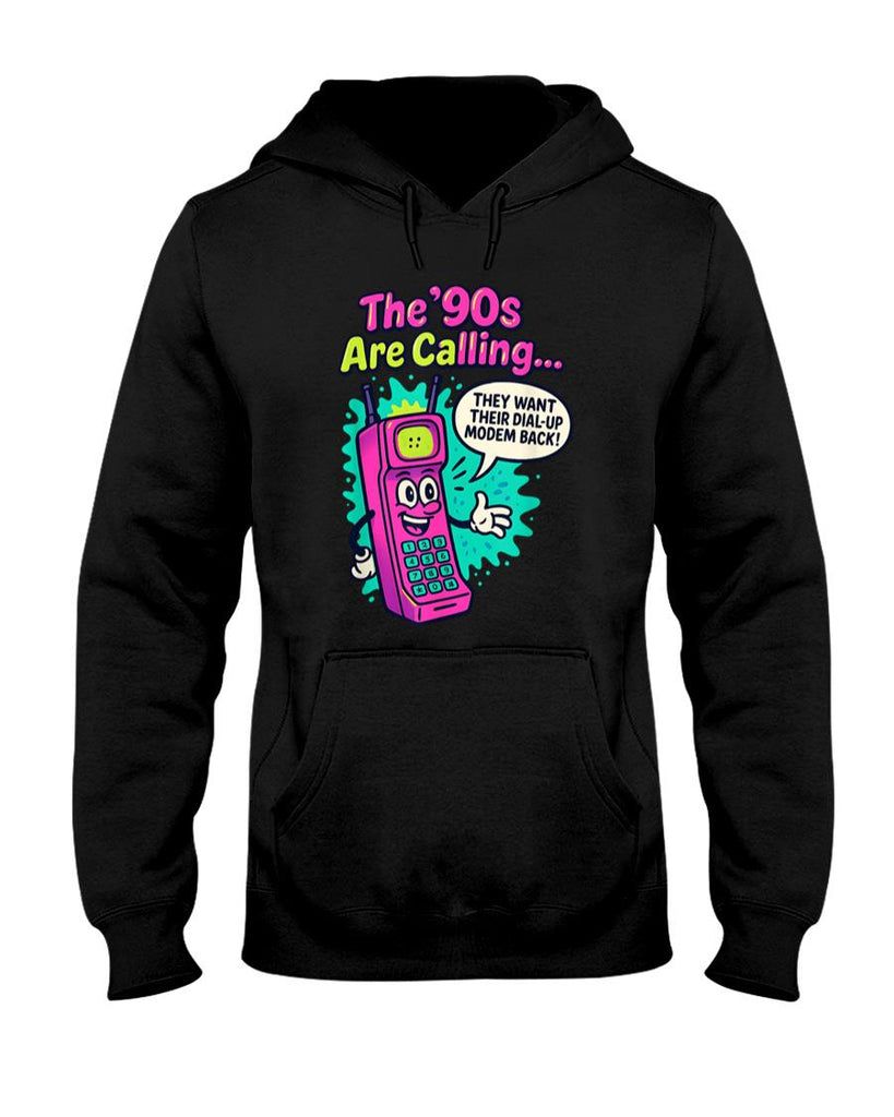 Retro Nostalgia - The 90s are Calling Funny Retro 90s Kid Nostalgia Gag Meme T-Shirt