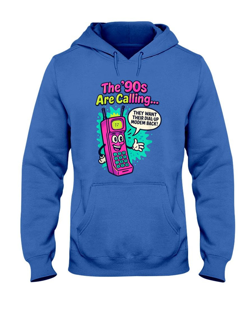 Retro Nostalgia - The 90s are Calling Funny Retro 90s Kid Nostalgia Gag Meme T-Shirt