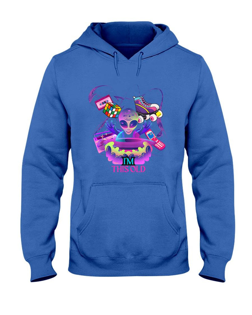 Retro Nostalgia - I’m This Old Funny Retro 80s Nostalgia Alien T-Shirt