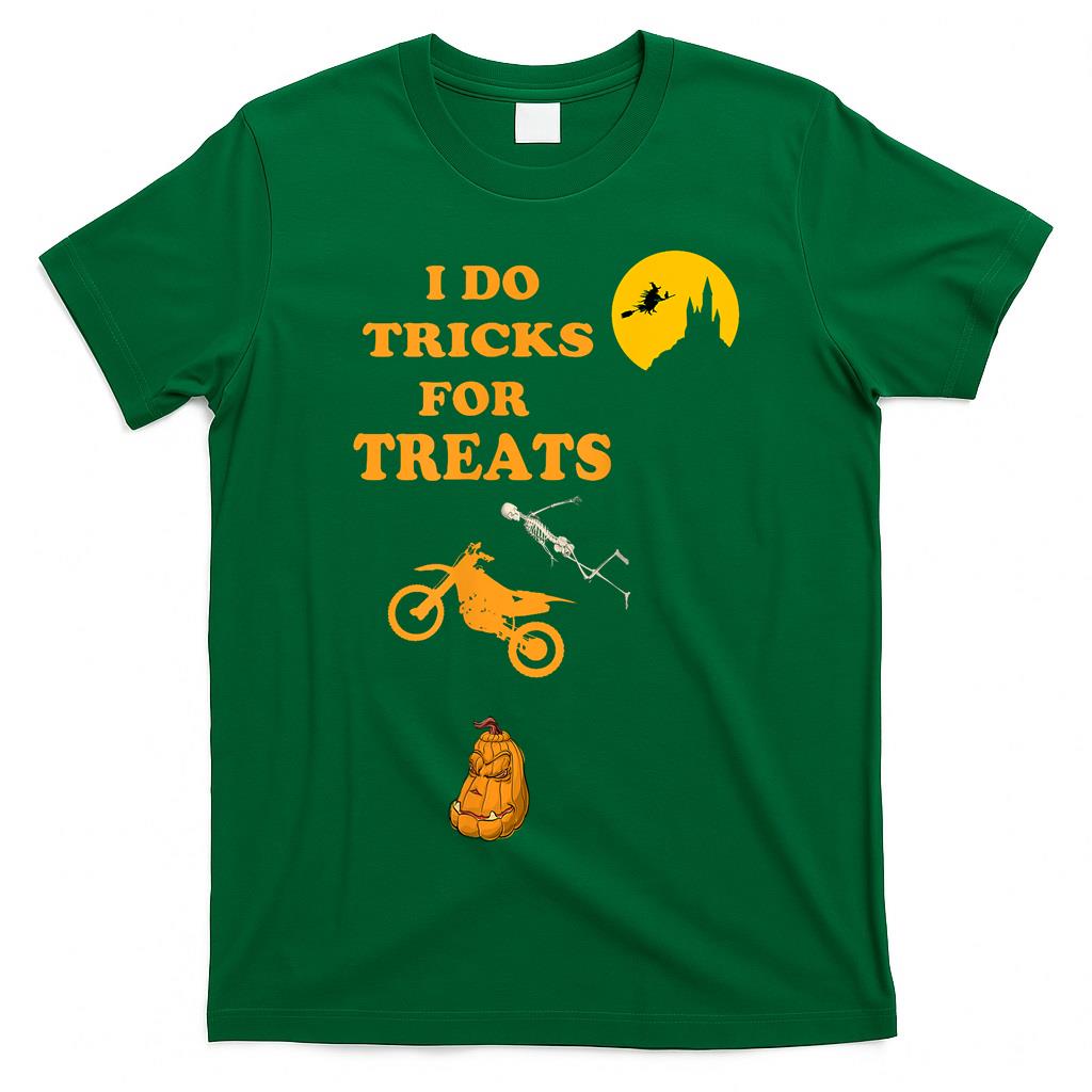 Halloween Trick Or Treat T Shirt Gift Idea Dirt Bike T-Shirt