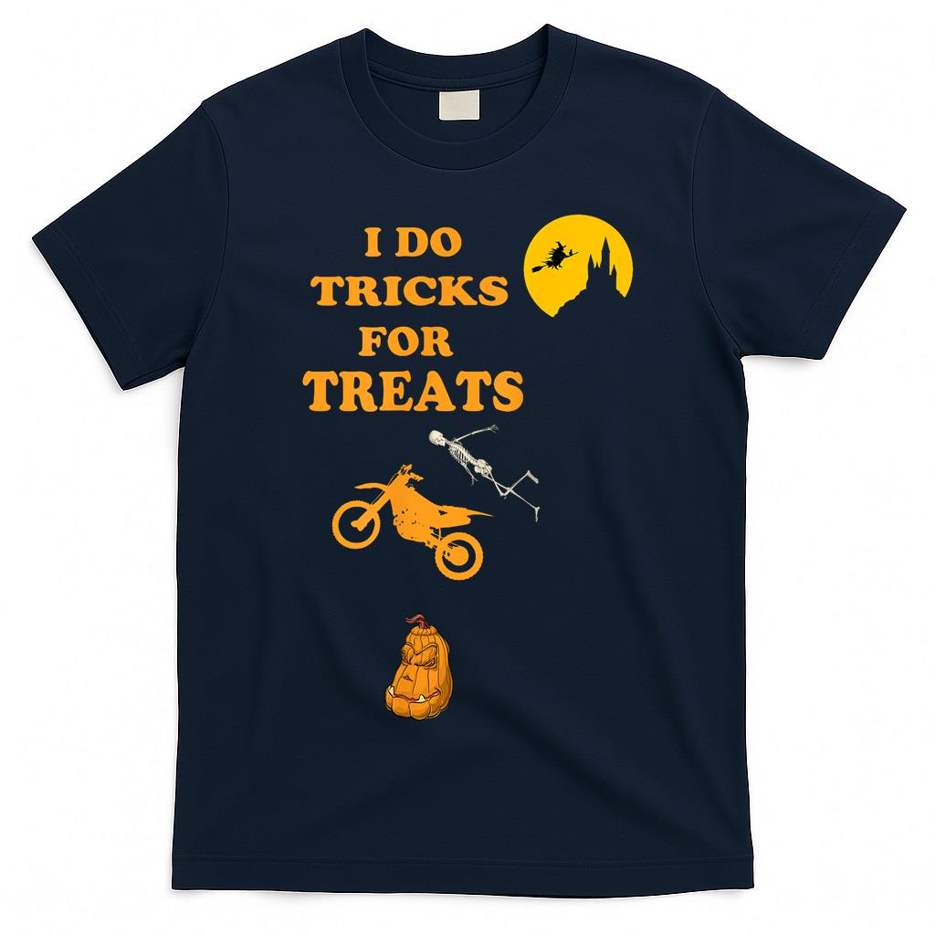 Halloween Trick Or Treat T Shirt Gift Idea Dirt Bike T-Shirt