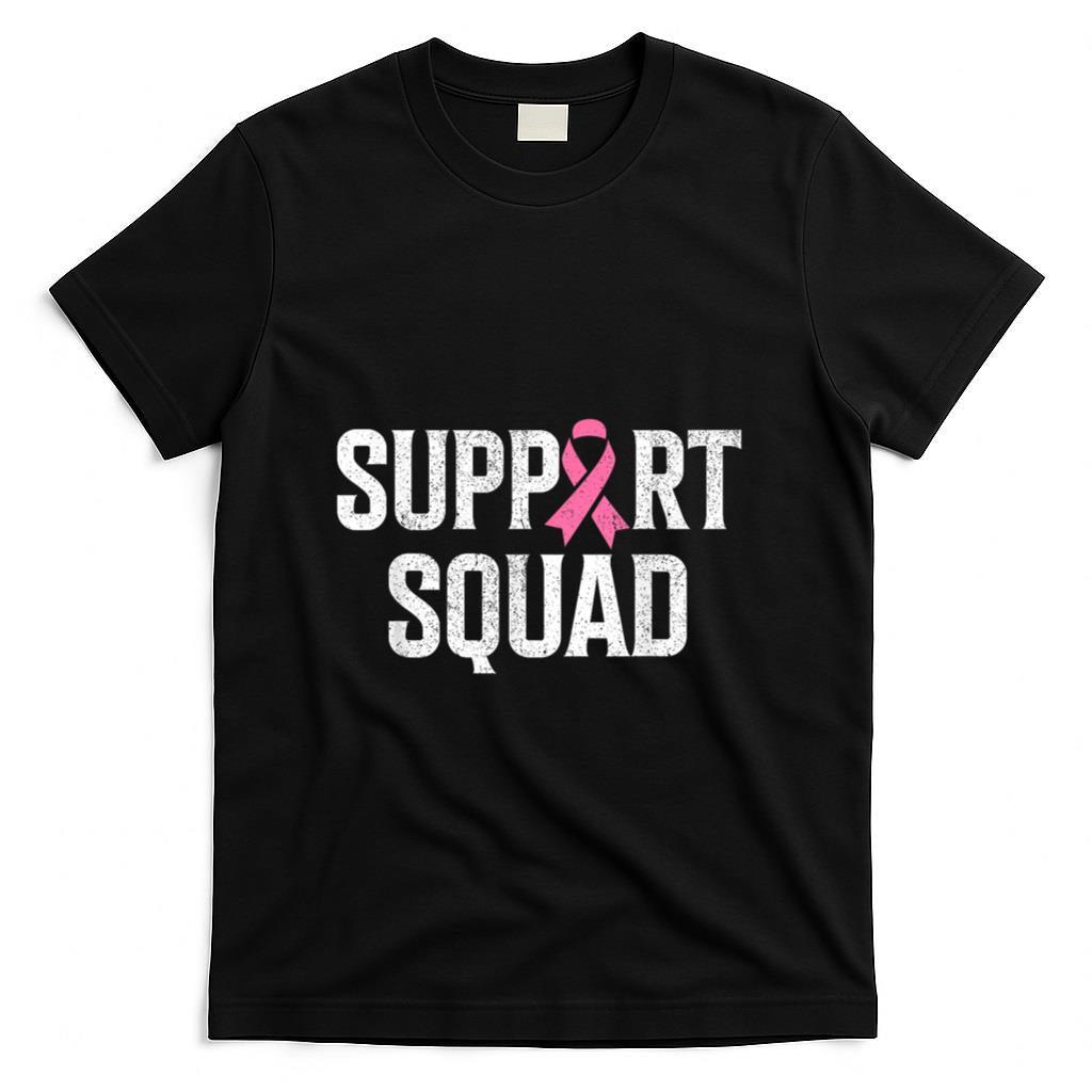 Breast Cancer Warrior Support Squad Breast Cancer Awareness T-Shirt