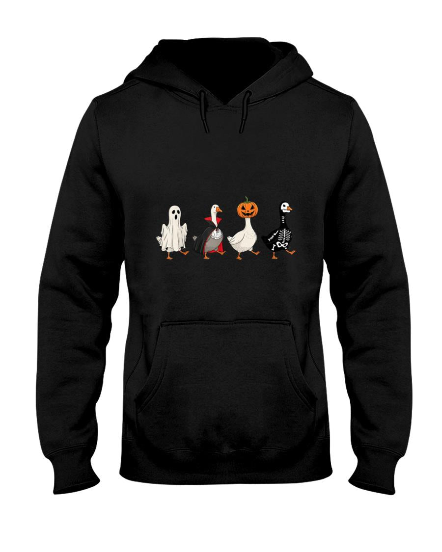 Spooky Halloween Silly-Goose Pumpkin Ghost Treat or Trick T-Shirt