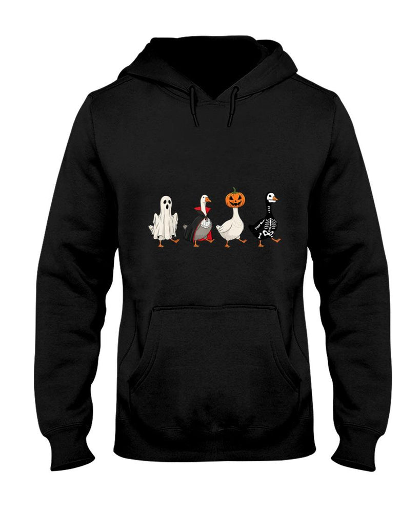 Spooky Halloween Silly-Goose Pumpkin Ghost Treat or Trick T-Shirt