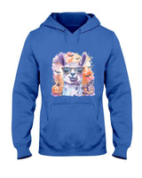 Llama Halloween Scary Pumpkin Lantern Bats Trick Or Treat T-Shirt
