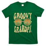 Retro Nostalgia - Mens Groovy Grandpa 70s Aesthetic Nostalgia 1970's Retro Grandpa T-Shirt