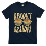 Retro Nostalgia - Mens Groovy Grandpa 70s Aesthetic Nostalgia 1970's Retro Grandpa T-Shirt