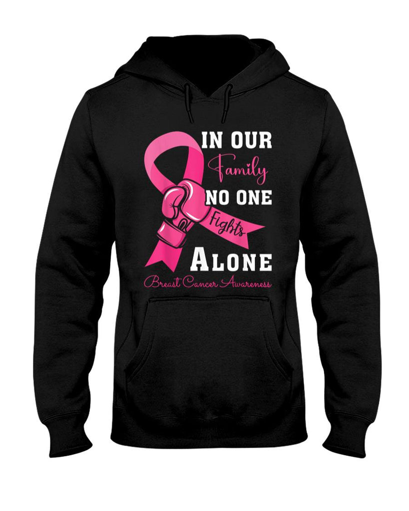 Breast Cancer Support Family Women Breast Cancer Awareness T-Shirt